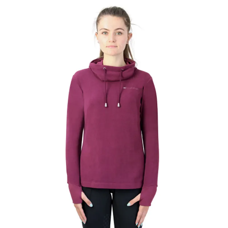 Hy Equestrian Synergy Cowl Neck Top - Fig