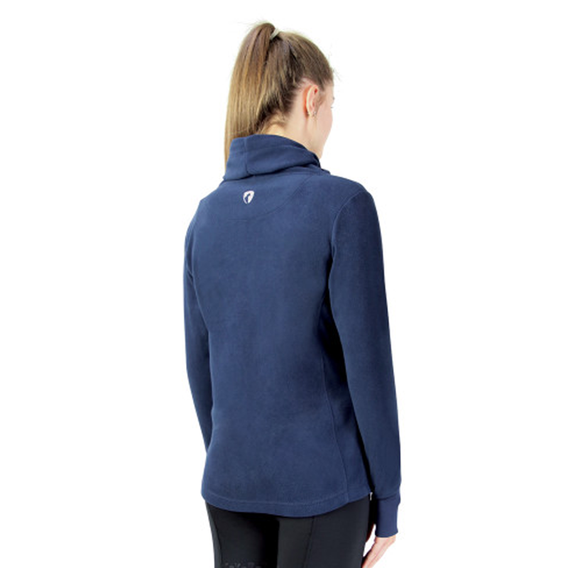 Hy Equestrian Synergy Cowl Neck Top - Navy-1