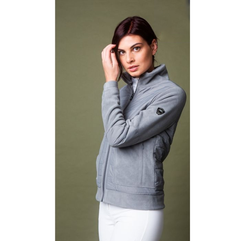 Horseware AA Platinum Cozenza Padded Fleece - Light Grey-1