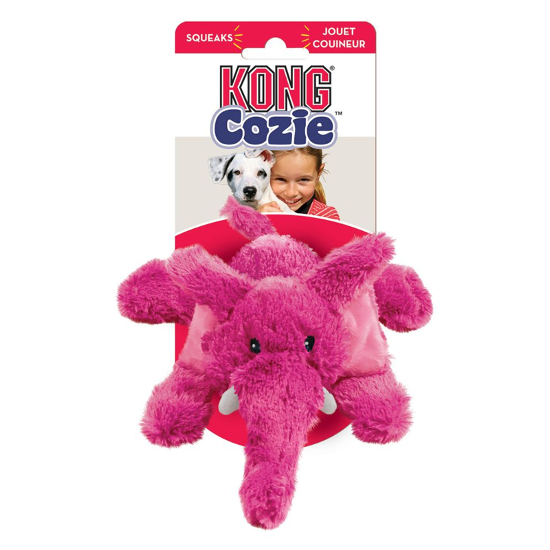 KONG Cozie Brights Dog Toy Medium - Assorted Characters-2