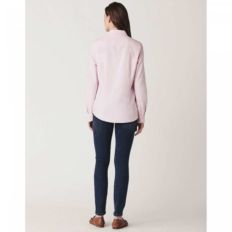 Crew Clothing Ladies Oxford Classic Shirt - Pink-2
