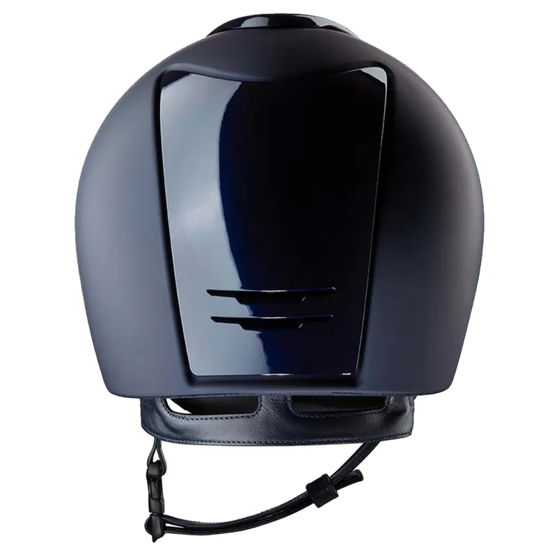 Kep Cromo 2.0 Textile/Polish Riding Hat - Blue-3