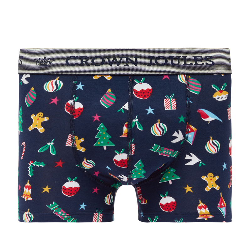 Joules Crown Joules Underwear 2 Pack - Festive Bauble-2