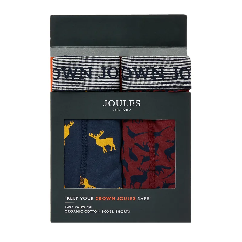 Joules Crown Joules Underwear 2 Pack - Game For A Laugh