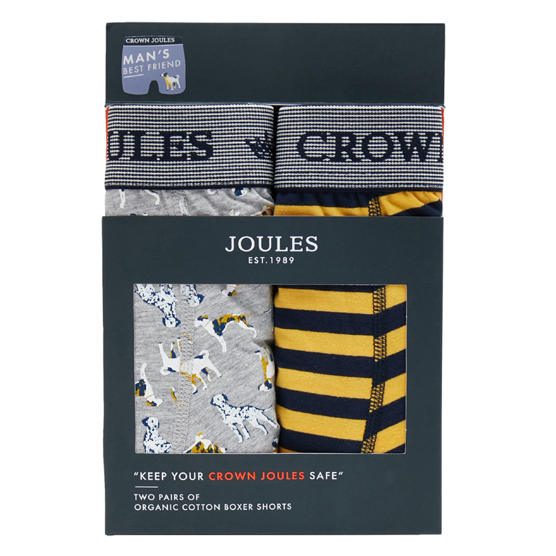 Joules Crown Joules Underwear 2 Pack - Mans Bestfriend-1