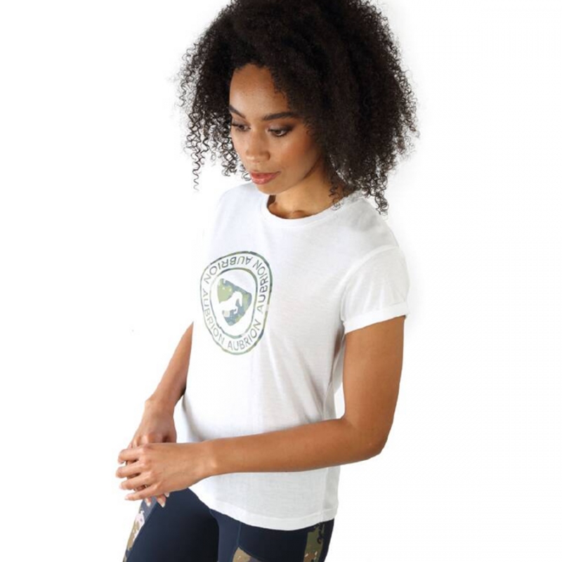 Aubrion Croxley T-Shirt - White-3