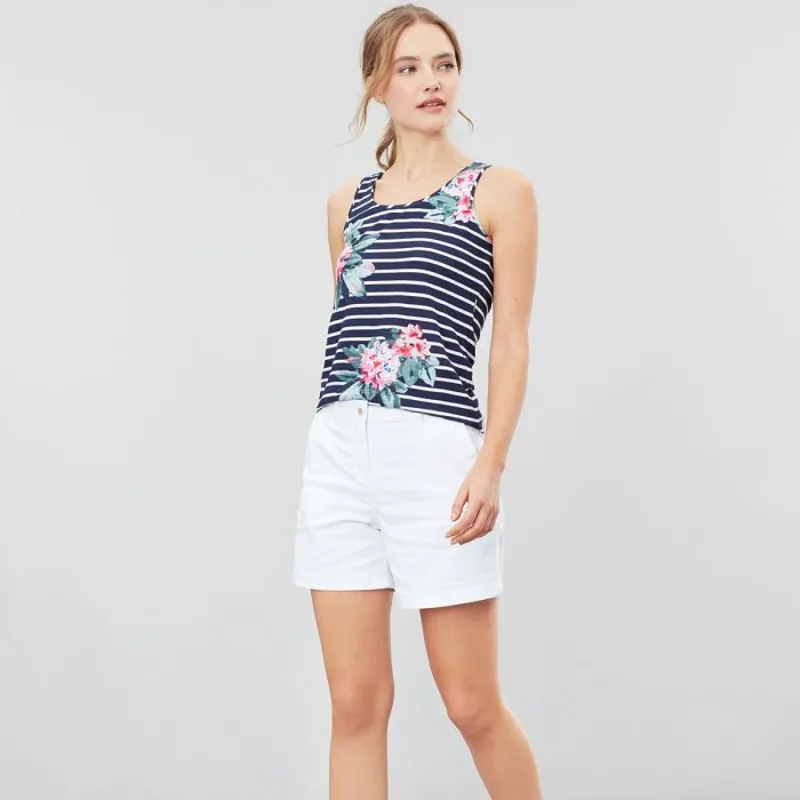 Joules Cruise Mid Length Chino Shorts - Bright White-1