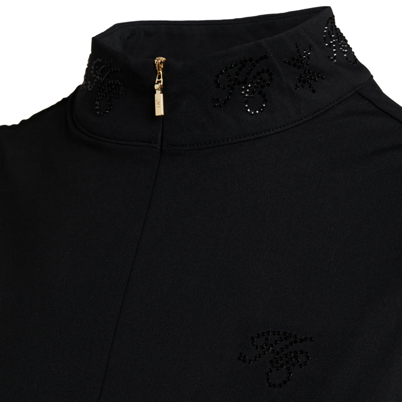 Holland Cooper Crystal Sleeveless Base Layer - Black-6