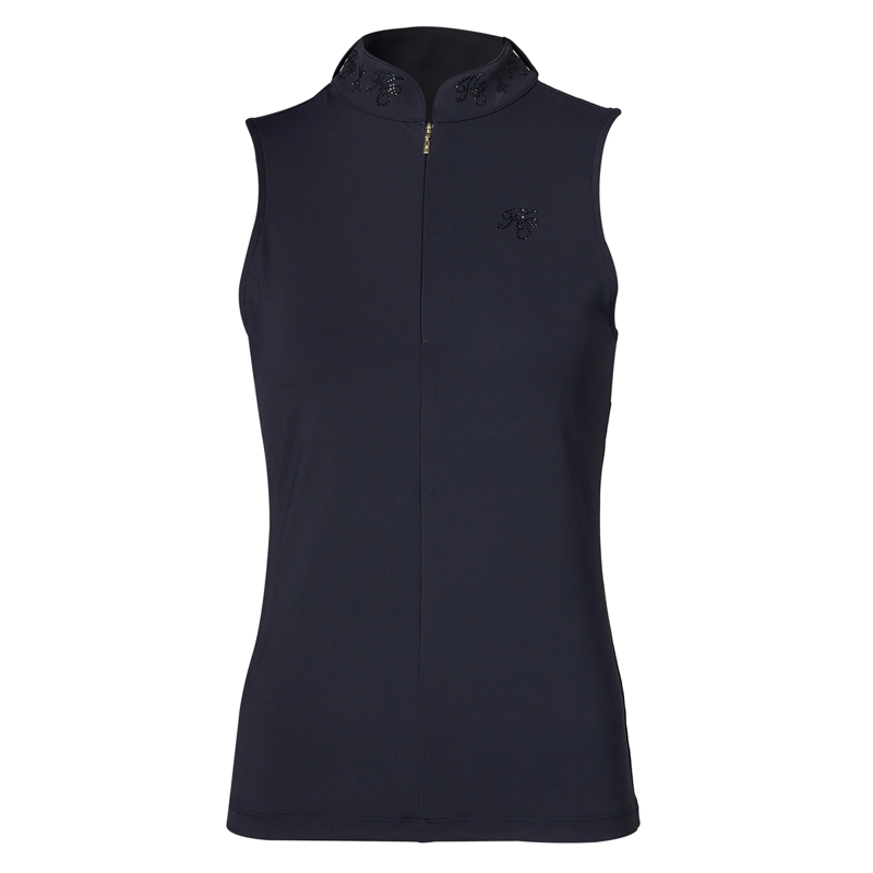 Holland Cooper Crystal Sleeveless Base Layer - Ink Navy-4