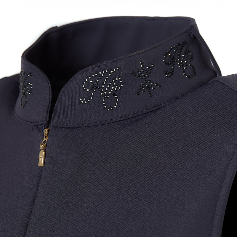 Holland Cooper Crystal Sleeveless Base Layer - Ink Navy-6