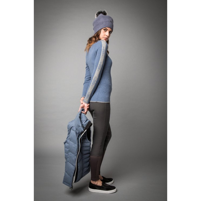 Horseware AA Platinum Ladies Polo Neck - Aviation Blue-3