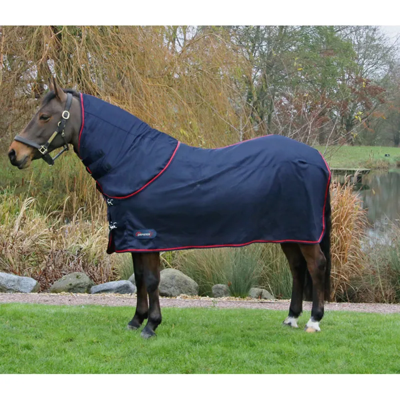 Hy DefenceX System WicX Cooler Rug With Detachable Neck Navy/Red