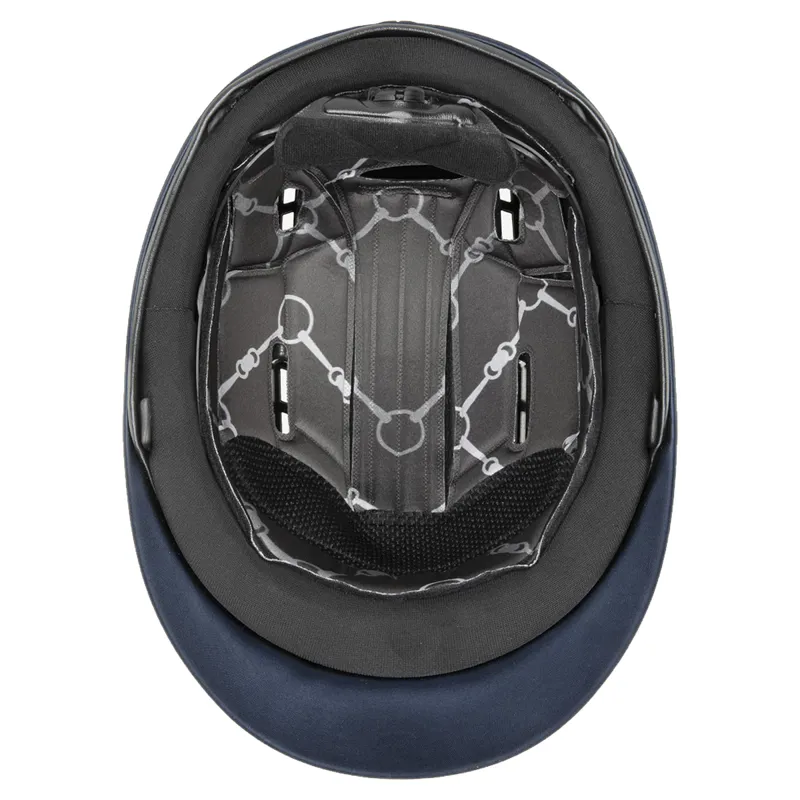 Uvex Suxxeed Diamond Riding Hat - Navy/Rose-4