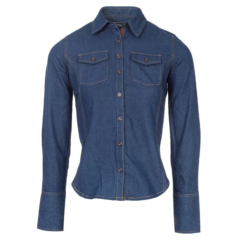 Horseware Dior Ladies Shirt - Denim Blue