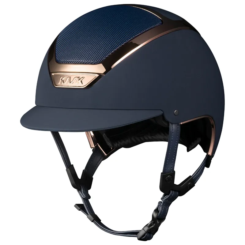 Kask Dogma Chrome Riding Hat - Navy/Everyrose