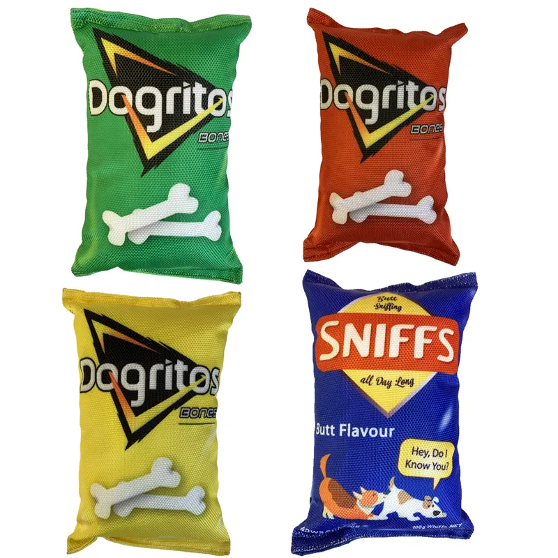 Hem and Boo Dogritos and Sniffs Dog Toy - Assorted