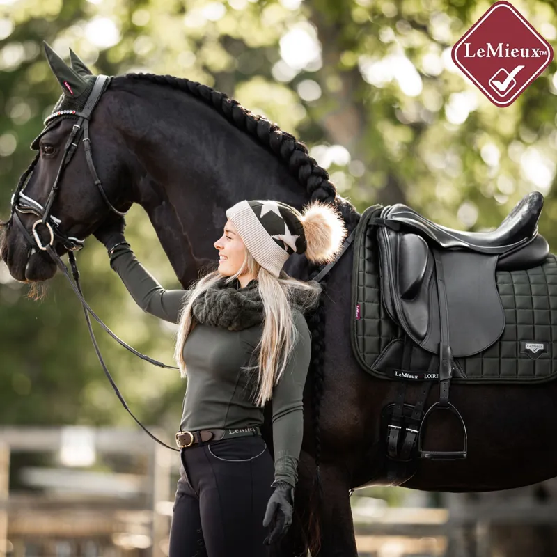 LeMieux Loire Classic Dressage Square - Oak-1