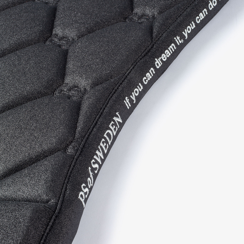 PS of Sweden Stardust Dressage Saddle Pad - Black-1