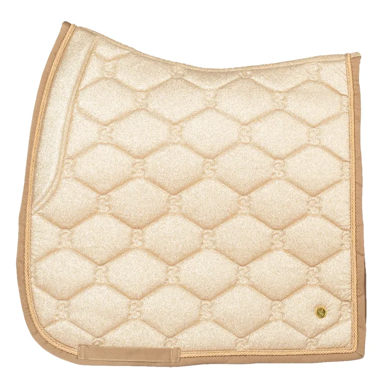 PS of Sweden Stardust Dressage Saddle Pad - Dark Gold
