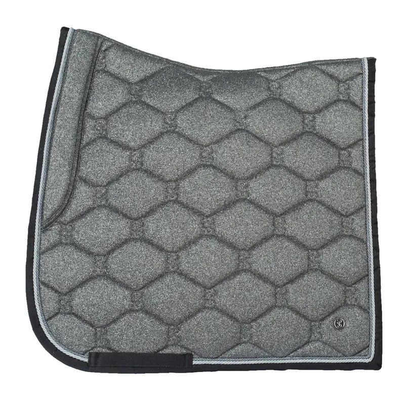 PS of Sweden Stardust Dressage Saddle Pad - Gun Metal