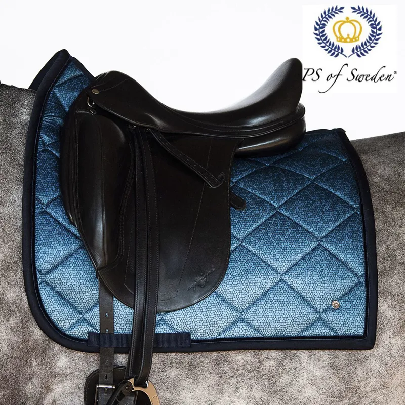 PS Of Sweden Ombre Dressage Saddlepad - Navy - Full-1