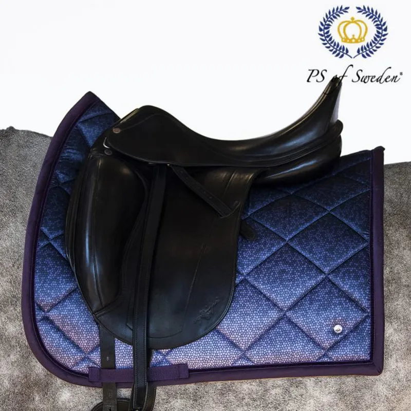 PS Of Sweden Ombre Dressage Saddlepad - Plum - Full-1