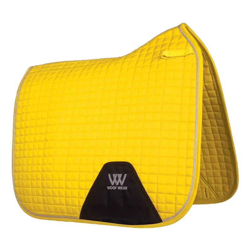 Woof Wear Dressage Saddle Cloth - Yellow