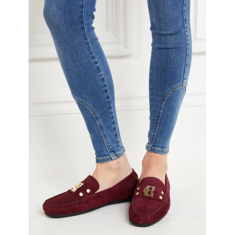 Holland Cooper The Driving Loafer - Merlot-7