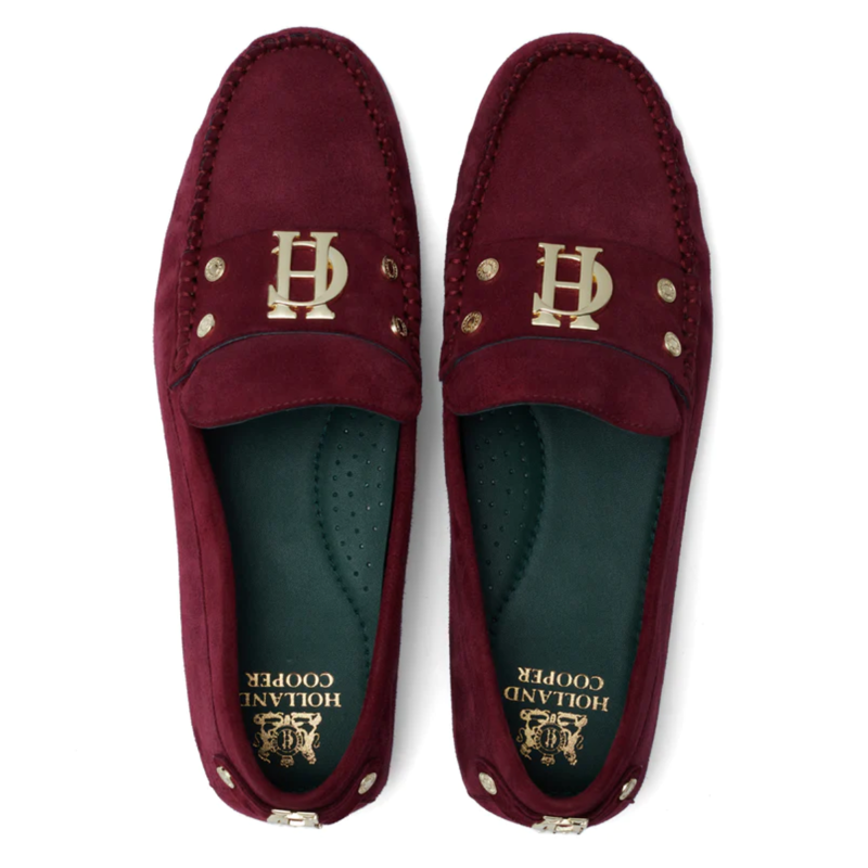Holland Cooper The Driving Loafer - Merlot-1