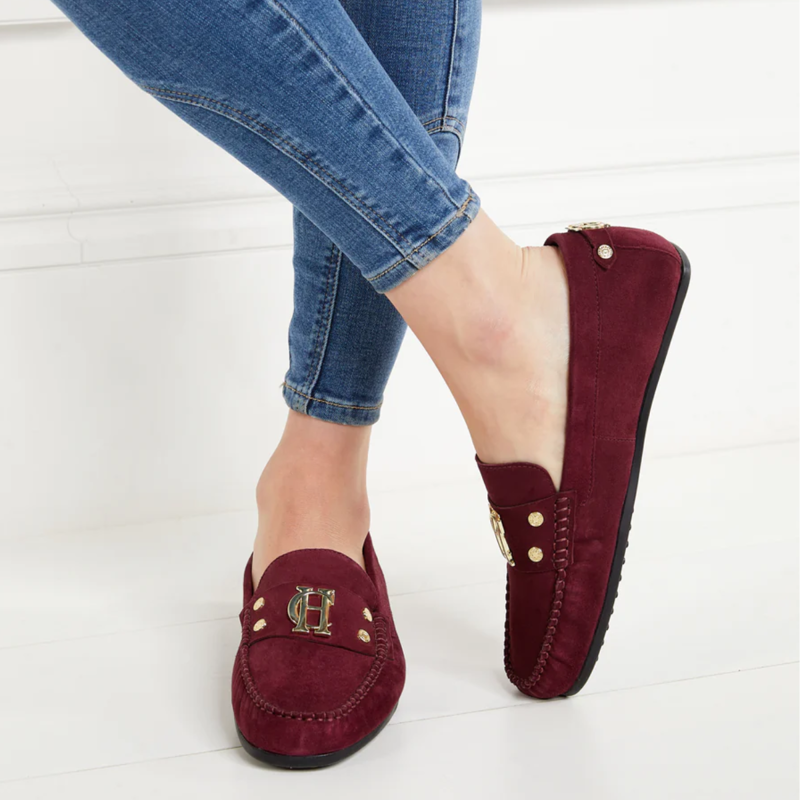 Holland Cooper The Driving Loafer - Merlot-6