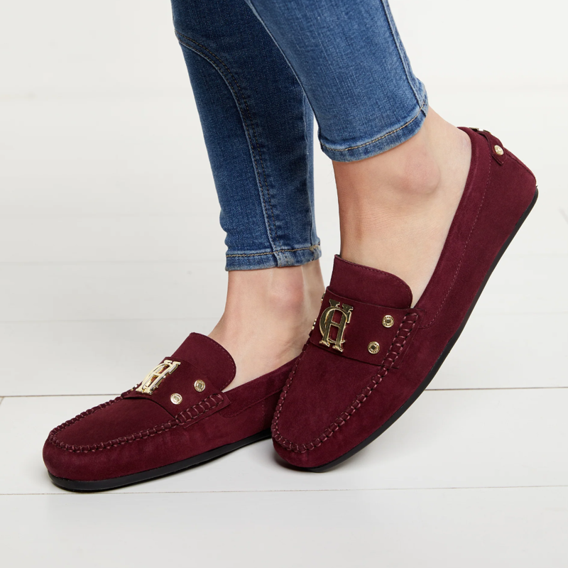 Holland Cooper The Driving Loafer - Merlot-5