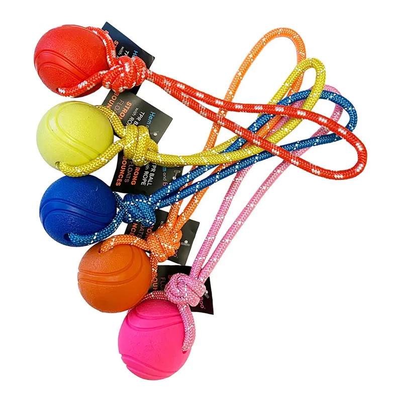 Hem and Boo TPR Ball On Rope