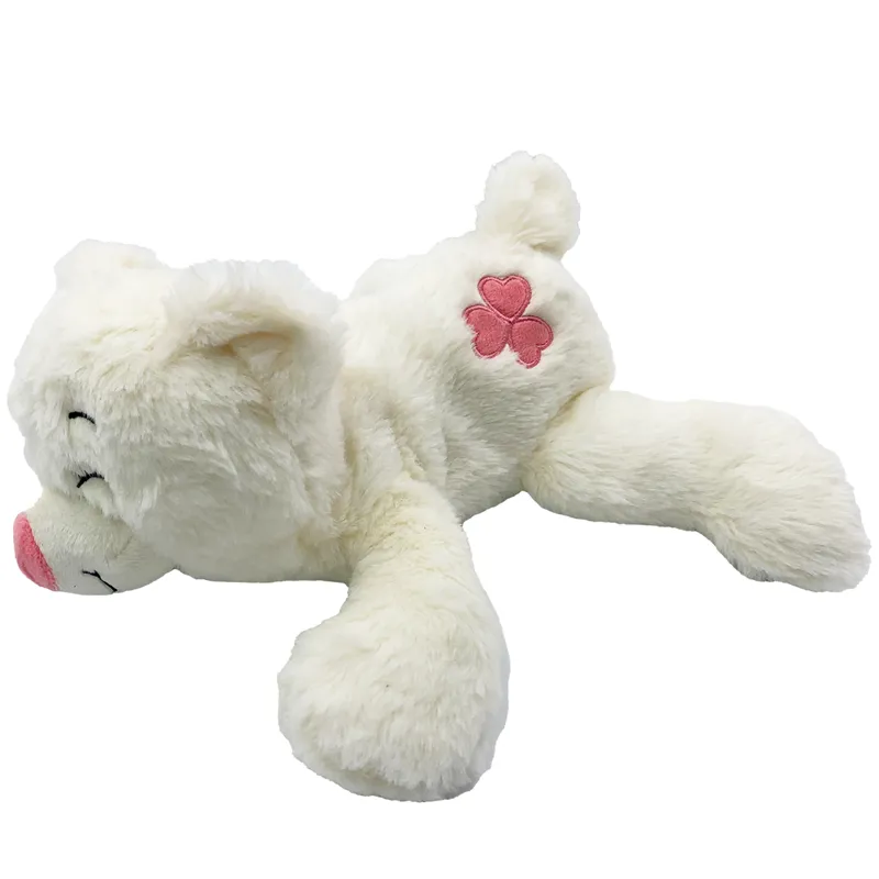 Hem and Boo Beating Heart Comfort Toy - Polar Bear
