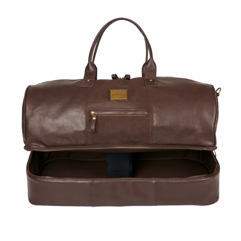 LeMieux PU Leather Duffle Bag - Brown-1