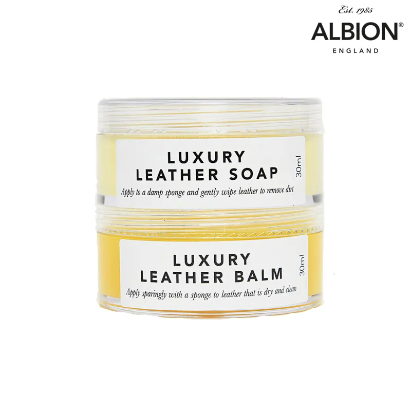 Albion Leather Soap and Balm Duo Pot