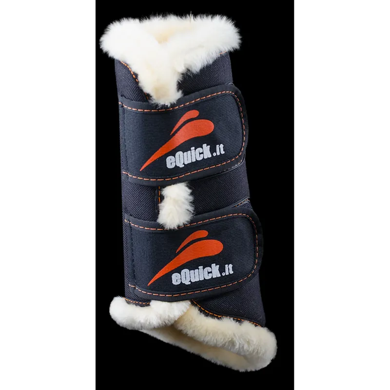 eQuick E Training Front Faux Lamb - Black