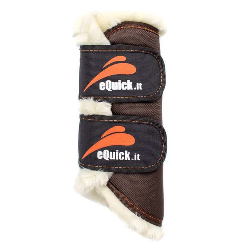 eQuick E Training Front Faux Lamb - Brown