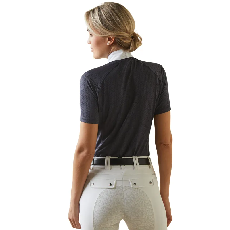 Ariat Women's Showstopper Short Sleeve Show Shirt - Periscope-1