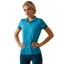 Ariat Women's Bandera 1/4 Zip Polo - Mosaic Blue