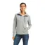 Ariat Women's Team Logo Full Zip Sweatshirt - Heather Grey