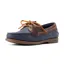 Ariat Women's Antigua Boat Shoe - Navy/Chocolate
