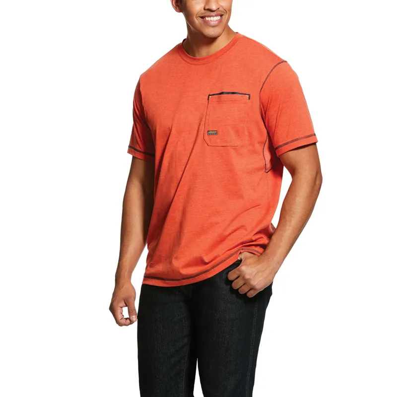 Ariat Men's Rebar Workman T-Shirt - Volcanic Heather