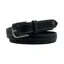 Mark Todd Fancy Stitch Leather Belt - Black