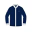 Mark Todd Men's Long Sleeve Competition Shirt - Navy/White