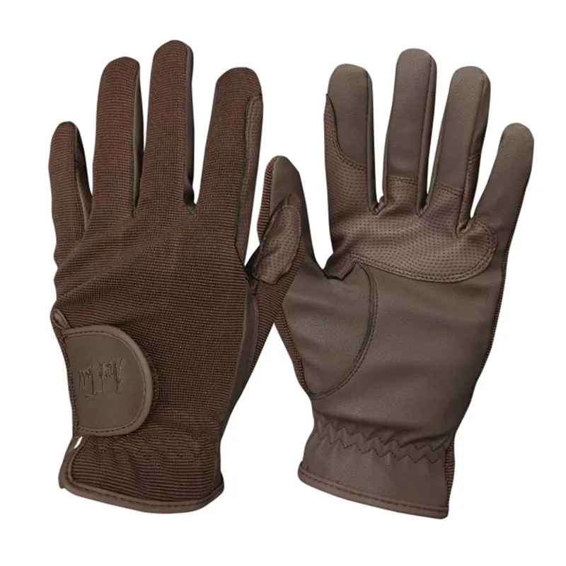 Mark Todd Children's Super Riding Gloves - Brown