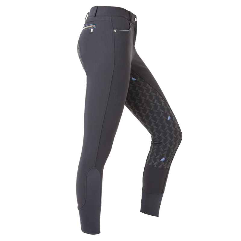 Mark Todd Ladies Elizabeth Sport Breeches - Navy/Royal Blue-1