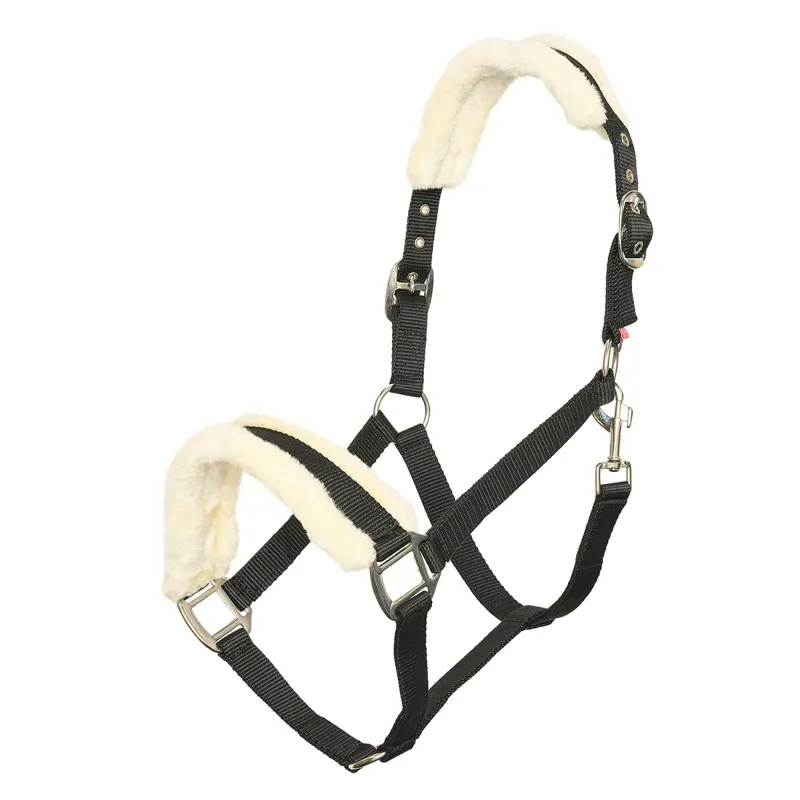 Imperial Riding Classic Fur Headcollar - Black