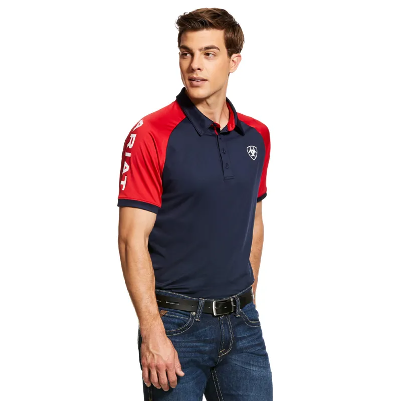 Ariat Men's Team 3.0 Polo Shirt - Navy