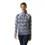 Ariat Women's Sunstopper 2.0 1/4 Zip Baselayer - Blue Camo Floral