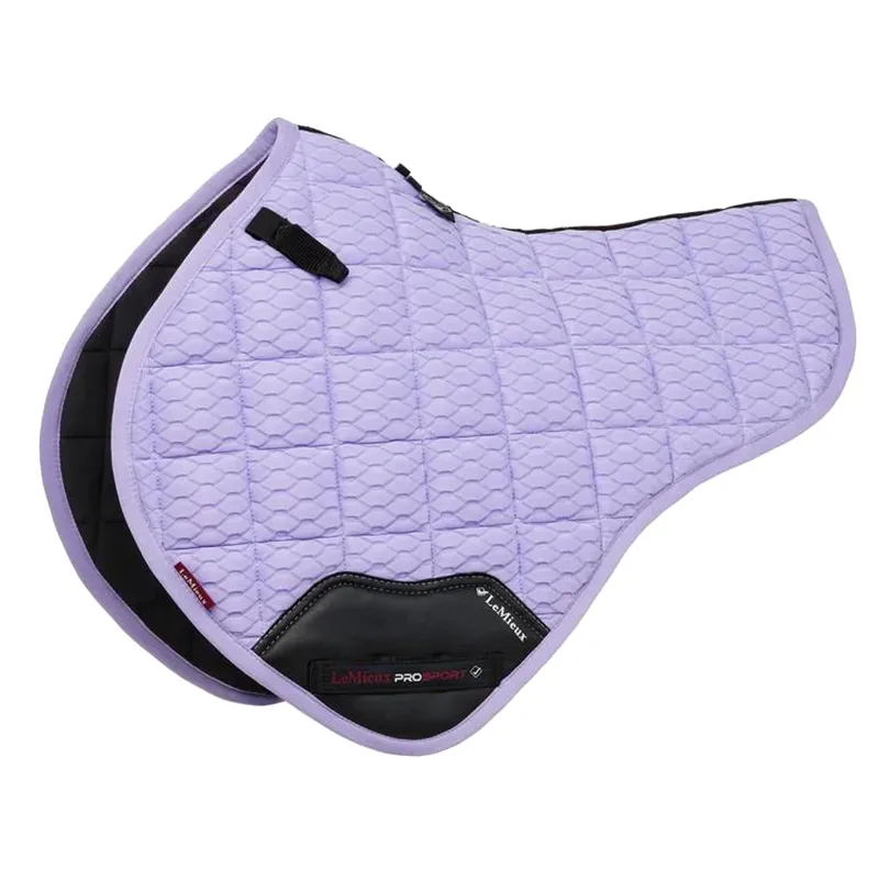 LeMieux Carbon Mesh Close Contact Half Square - Wisteria